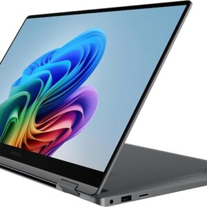 SAMSUNG 15.6” Galaxy Book5 360 Copilot+ PD, AI Laptop Computer, FHD AMOLED Touchscreen, 16GB / 512GB, Dolby Atmos Quad Speakers, All-Day Battery Life, NP750QHA-KA1US, Gray